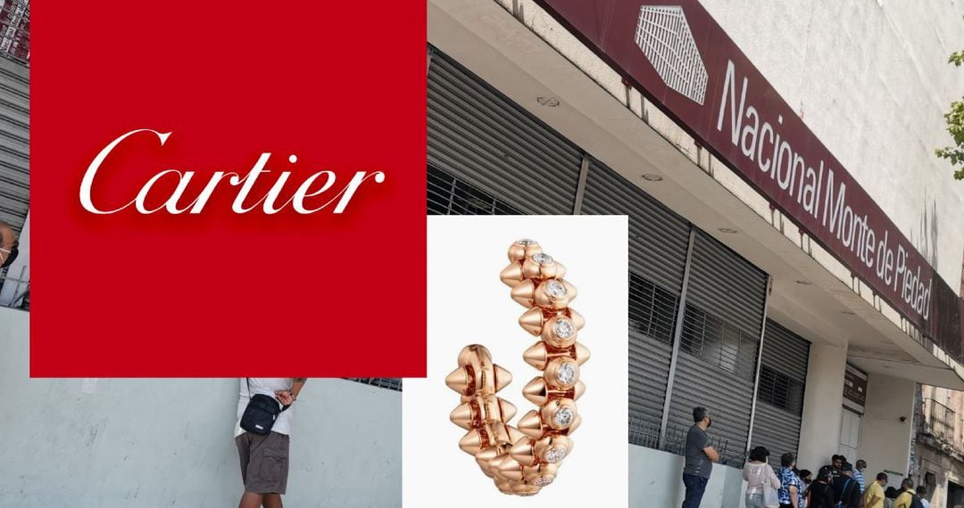 Aretes Cartier, historia completa del error en precio. (Fotos: Redes sociales)