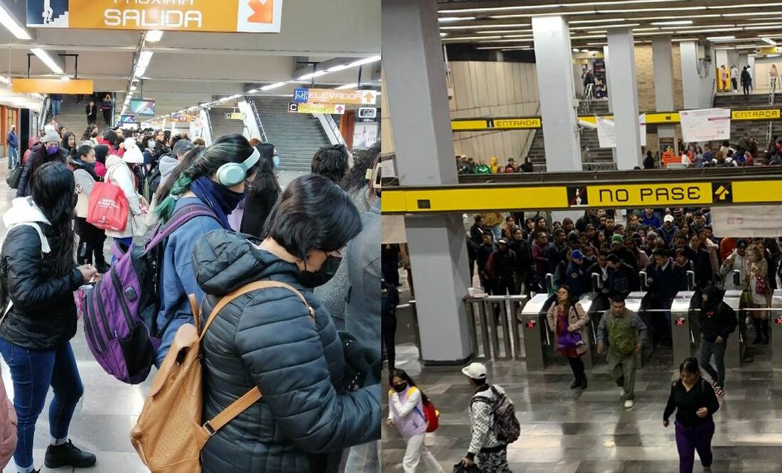 Último día de enero, y continúan los retrasos en algunas Líneas del Metro. (Foto: Redes sociales)