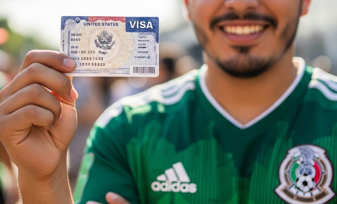 El único consulado en México con disponibilidad de visa 2025 para viajar al Mundial 2026 en EU.(Foto: Creada con iA)