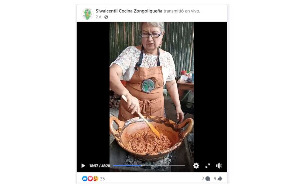 Cocineras y cocineros tradicionales. (Foto: Captura de pantalla)