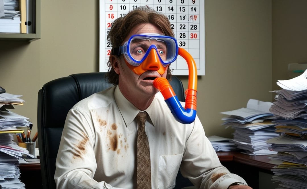 Descubre qué pasa con tus vacaciones si no las tomas. (Foto: Creada con IA)