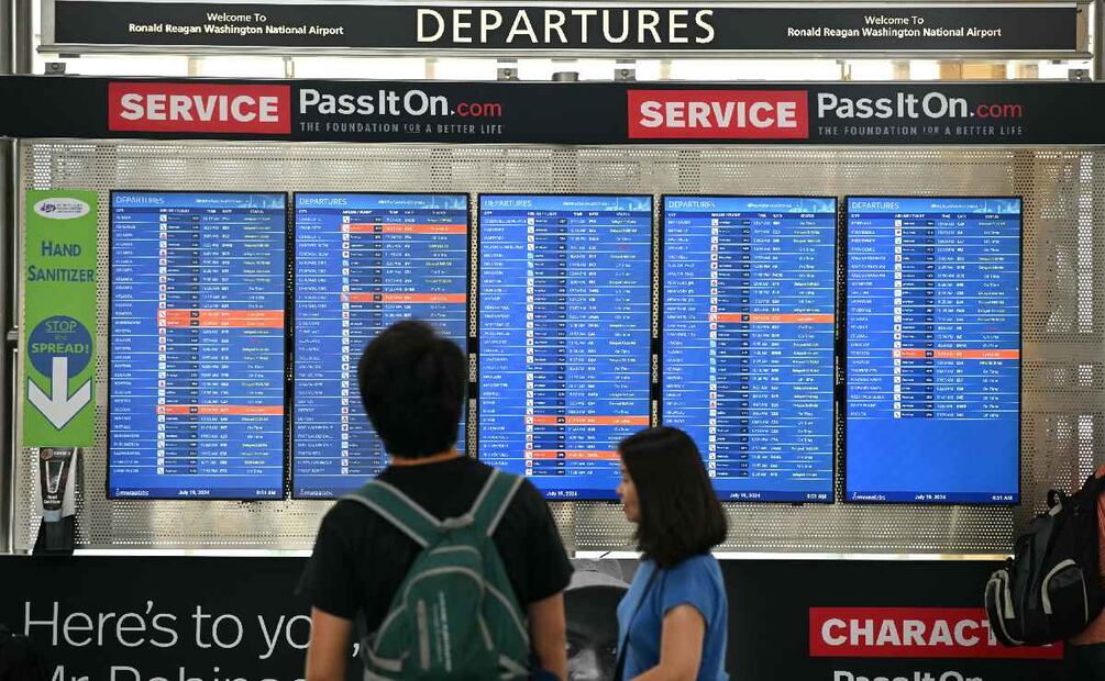 ¿Qué es un apagón informático mundial? (Foto: AFP)