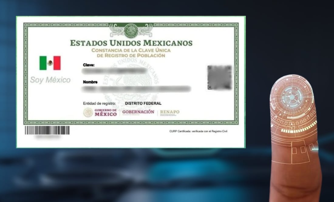 Descubre si en este mes será obligatoria emitir la CURP Biométrica. (Foto: Creada con IA)
