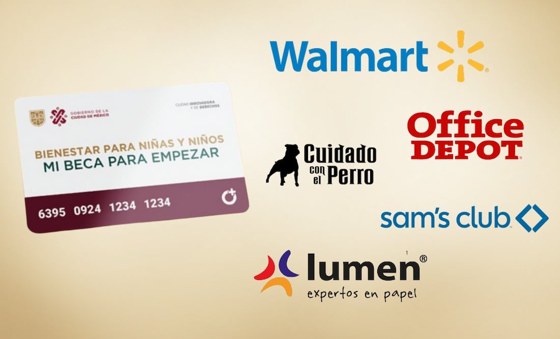 Papelerías, tiendas y zapaterías que aceptan la tarjeta de Mi Beca para Empezar en la Ciudad de México. (Foto: DeDinero)