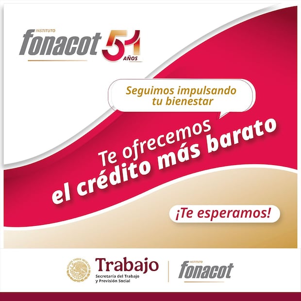 Crédito Fonacot.(Foto: X del Fonacot)