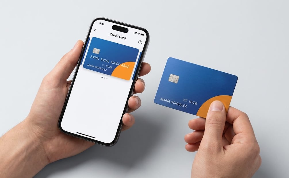 ¿Pagas con tarjeta física o digital? Conoce cuál es más segura según el tipo de compra. (Foto: Creada con IA)