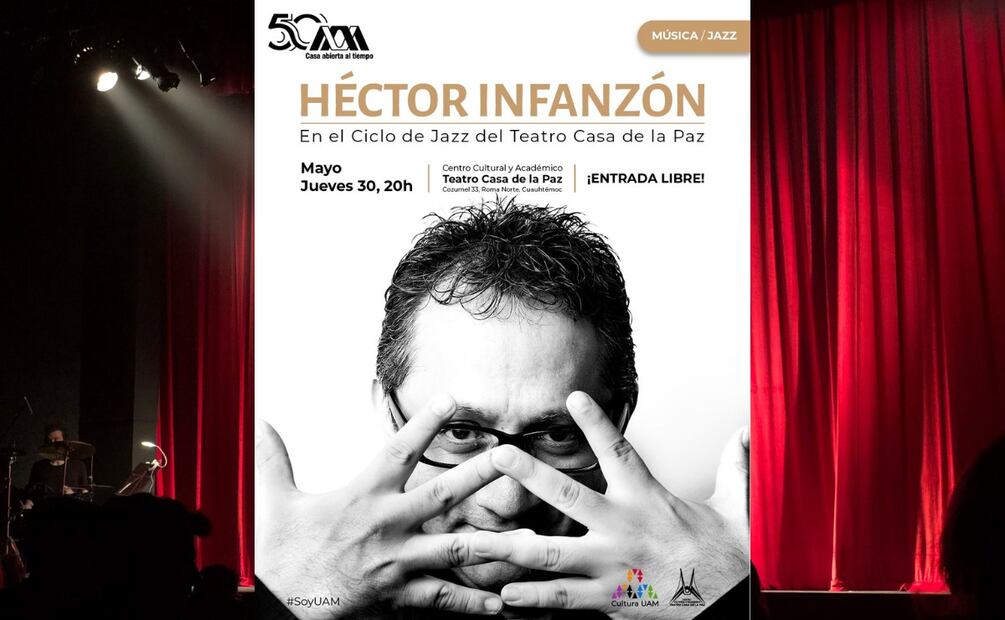 Héctor Infanzón Trío en el Ciclo de jazz del Teatro Casa de la Paz. (Foto: Cortesía)