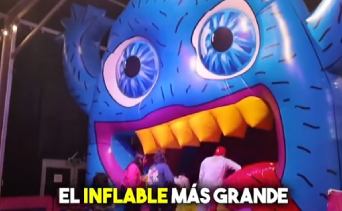 The Monster, el inflable más grande del mundo, llega a CDMX (Foto: Captura de pantalla-Tiktok)