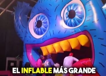 Cuánto cuesta subir al inflable más grande del mundo. The Monster llega a CDMX con todo y DJ
