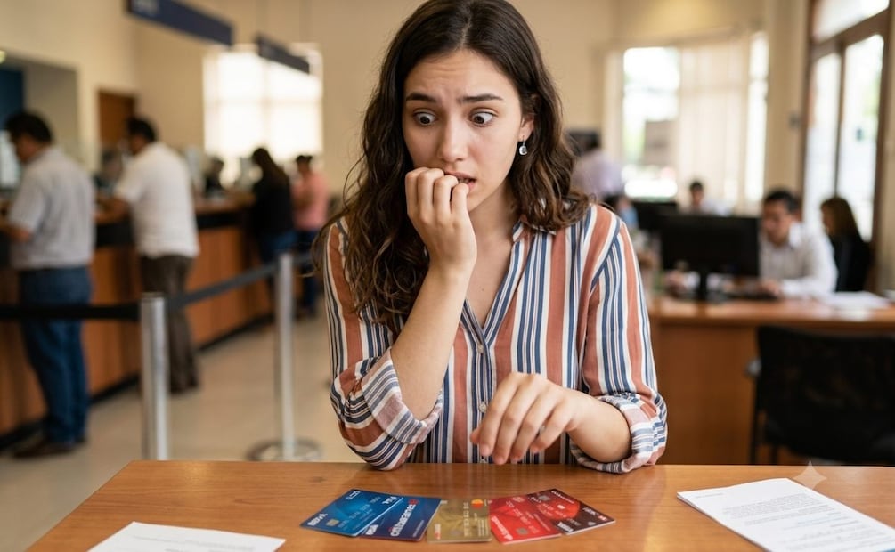 Tarjetas BBVA, Santander y Banamex: El error que debes evitar antes de ocupar tu plástico. (Foto: Creada con IA)