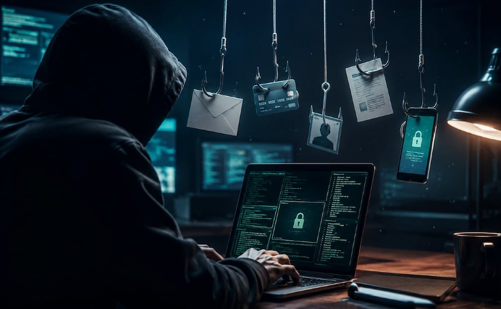 Cae en un fraude de Mercado Libre por sus compras compulsivas y le hackean cuenta de Google. (Foto: Creada con ia)