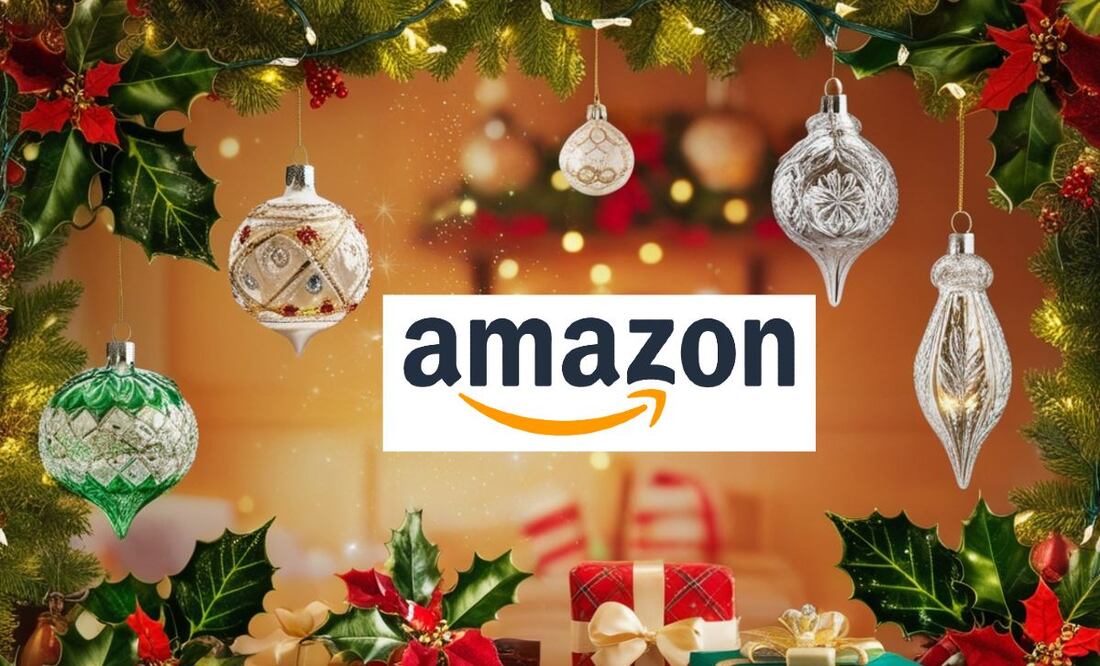Ahorra tiempo y dinero: Encuentra los mejores accesorios navideños en Amazon. (Foto: Creada con IA)