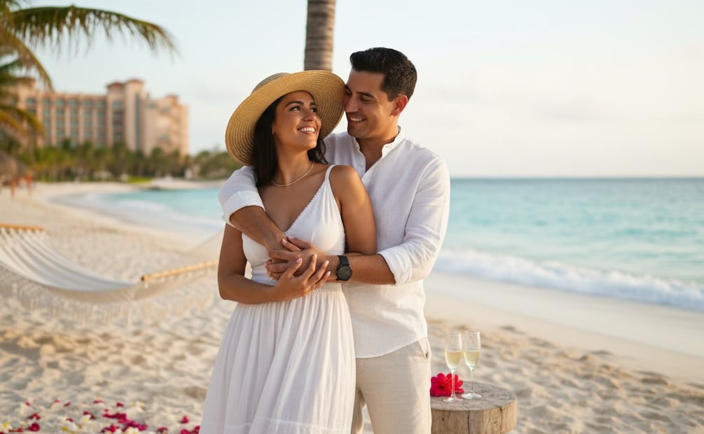 Crea tu ‘Portafolio de Metas’: la clave para una luna de miel increíble y unas finanzas en pareja sanas. (Foto: Creada con IA)