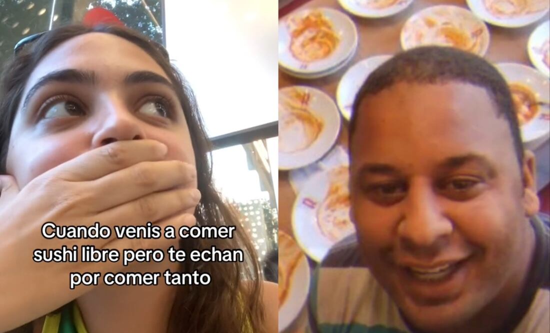 Conoce la historia de estos tiktokers que fueron expulsados de unos buffets. (Foto: Captura de pantalla).