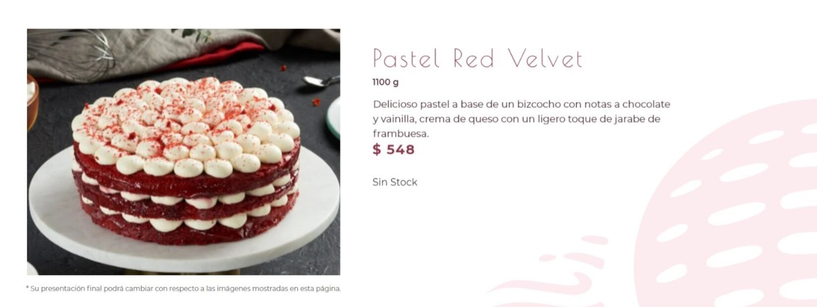 Pastel para festejar a mamá (Foto: Captura de pantalla)