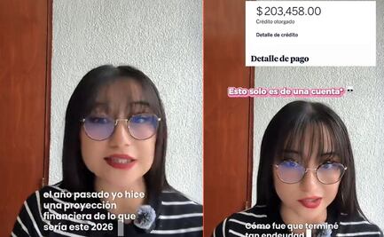 Joven hace cuentas para 2026, pero termina con una deuda de más de $200 mil pesos; esto le ocurre