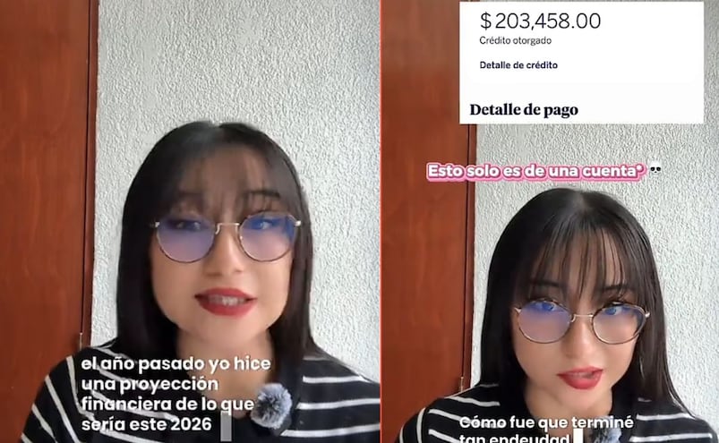 Joven hace cuentas para 2026, pero termina con una deuda de más de $200 mil pesos; esto le ocurre