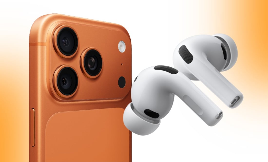 Nuevo iPhone 17 y Airpods 3 pro. (Fotos: Tomada del sitio web de Apple)