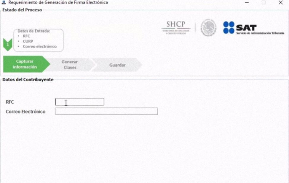 La aplicación Certifica del SAT permite generar un archivo .req para solicitar tu e.firma. (Foto: Captura)