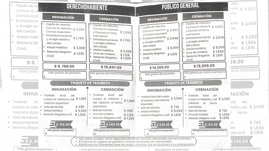 Conoce el Velatorio Número 2 Solidaridad del ISSSTE (Foto: Folleto)