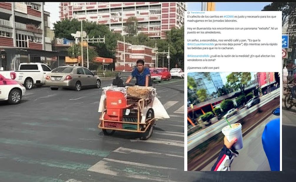 ¿Por qué están desapareciendo los carritos de café en cdmx? (Foto: Captura de pantalla)