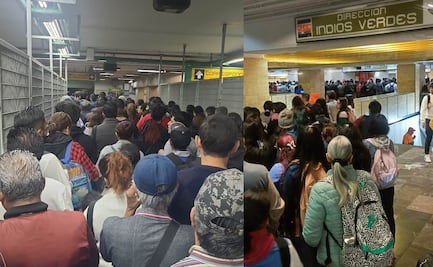 Líneas colapsadas y tarjetas de Movilidad agotadas: Así amanece el Metro de la CDMX