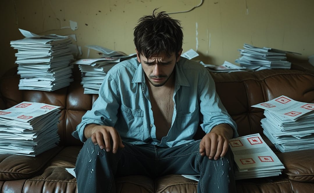 Conoce cómo puedes romper el circulo entre la tristeza y las deudas. (Foto: Creada con IA)