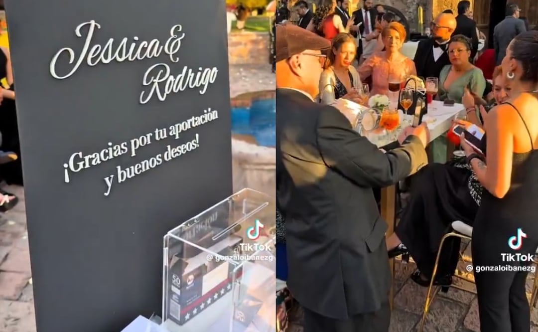 Piden dinero con terminal en plena boda y desatan debate: ¿Es la mejor forma de ahorrar ? (Foto: Captura de pantalla)