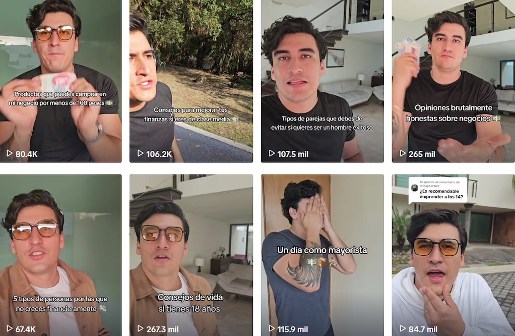 Alberto Plata convirtió la venta de calcetines en los tianguis en un negocio exitoso (Foto: Captura de pantalla-Tiktok Alberto Reyes)