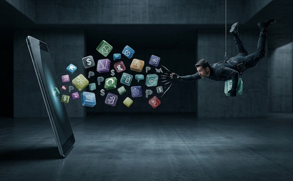 Montadeudas acechan en el regreso a clases: detecta estas apps fraudulentas y protege tu dinero. (Foto: Creada con IA)