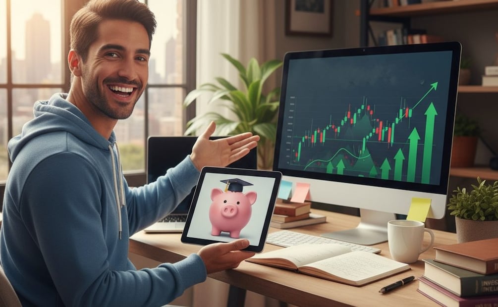 Descubre cómo invertir tu dinero paso a paso con los consejos de la Condusef y logra tus metas. (Foto: Creada con IA)