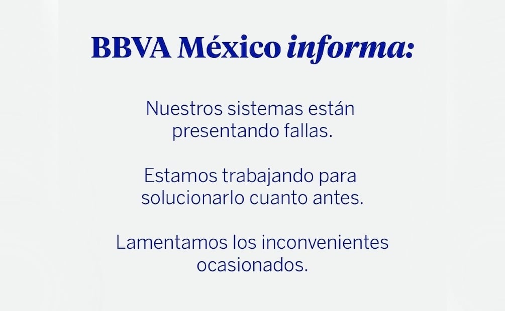 Usuarios de BBVA reportan fallas en la app y estas son las opciones para hacer operaciones. (Foto: captura de pantalla)
