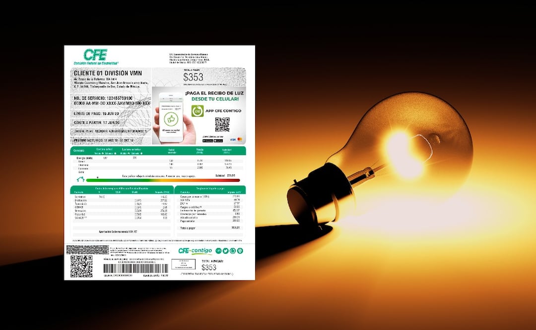¿Cómo consultar y descargar tu recibo de luz CFE en línea? (Foto: DeDinero)