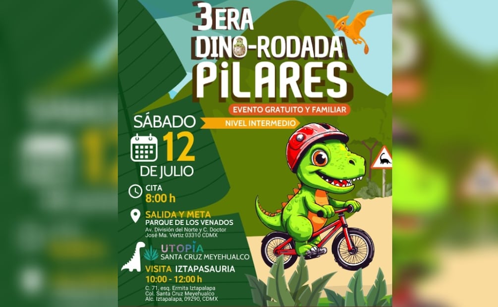 Tercera Dinorodada. (Foto: X de Pilares