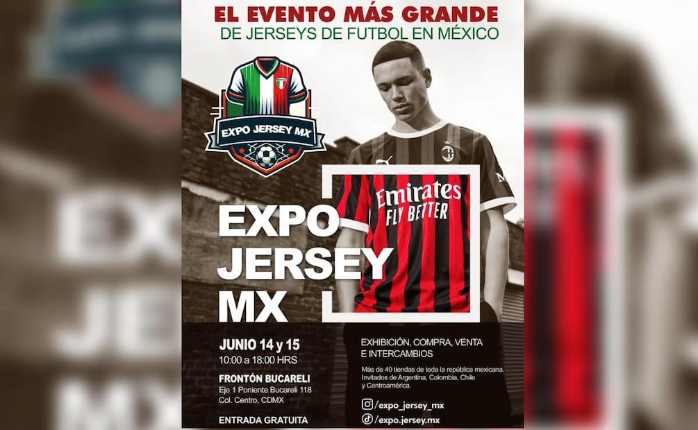 Expo Jersey MX. (Foto: Redes sociales)