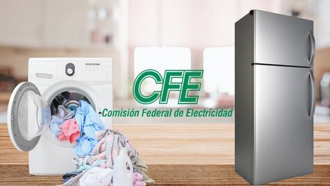 CFE ofrece electrodomésticos a crédito, lavadoras y refrigeradores