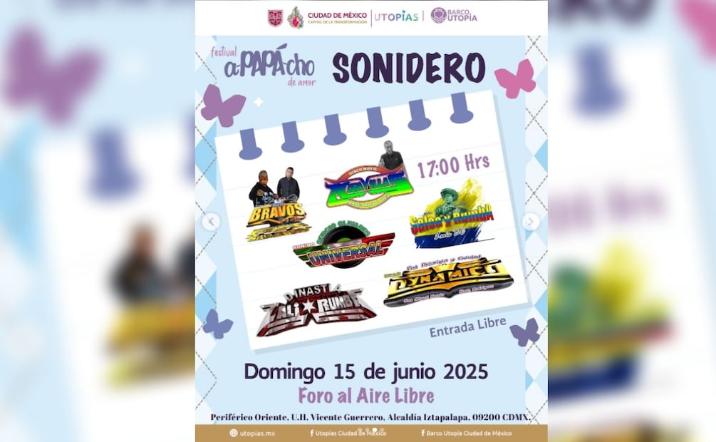 Festival en Iztapalapa. (Foto: Instagram de Barco Utopía)