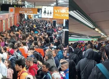 ¡No pierdas el bono de puntualidad! Usuarios reportan caos en diversas línea del  Metro de la CDMX