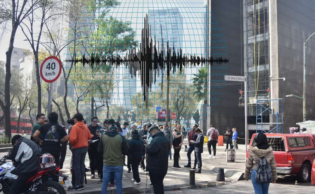 Sismos en la Ciudad de México este 12 de diciembre 2023. (Foto: DeDinero)