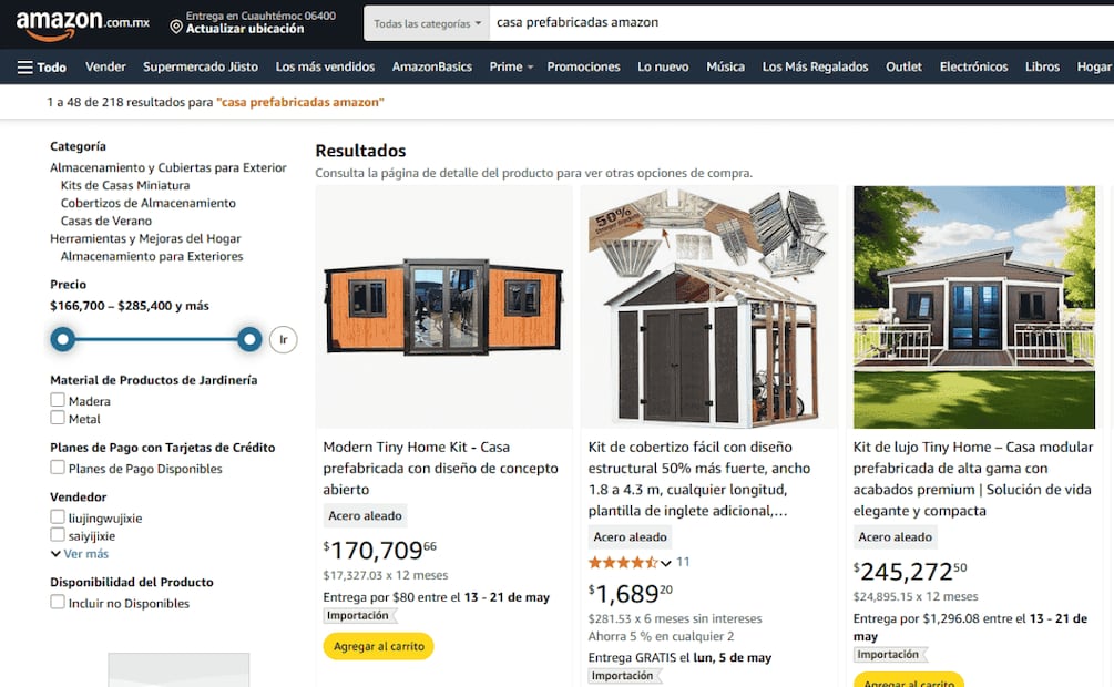 ¿Cuánto cuesta la casa de Amazon en México 2025? (Foto: DeDinero)