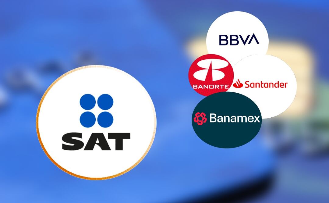 SAT puede bloquear tu cuenta BBVA, Santander, Banorte o Banamex en septiembre. (Foto: DeDinero)