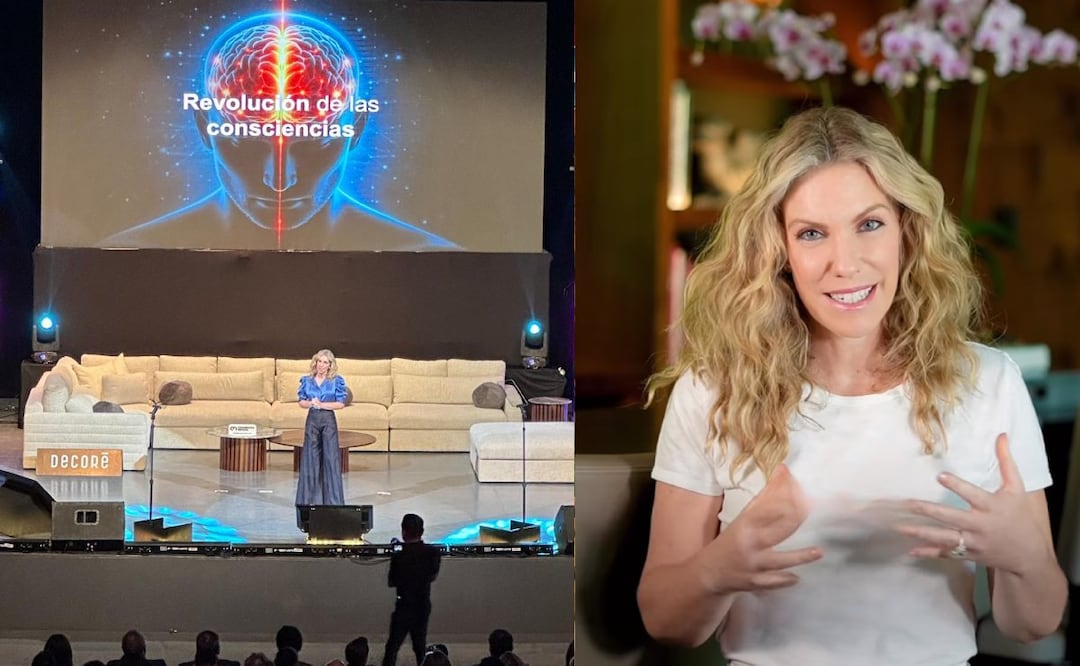 Discurso de Ninfa Salinas, hija del empresario dueño de Grupo Salinas. (Foto: Redes sociales)