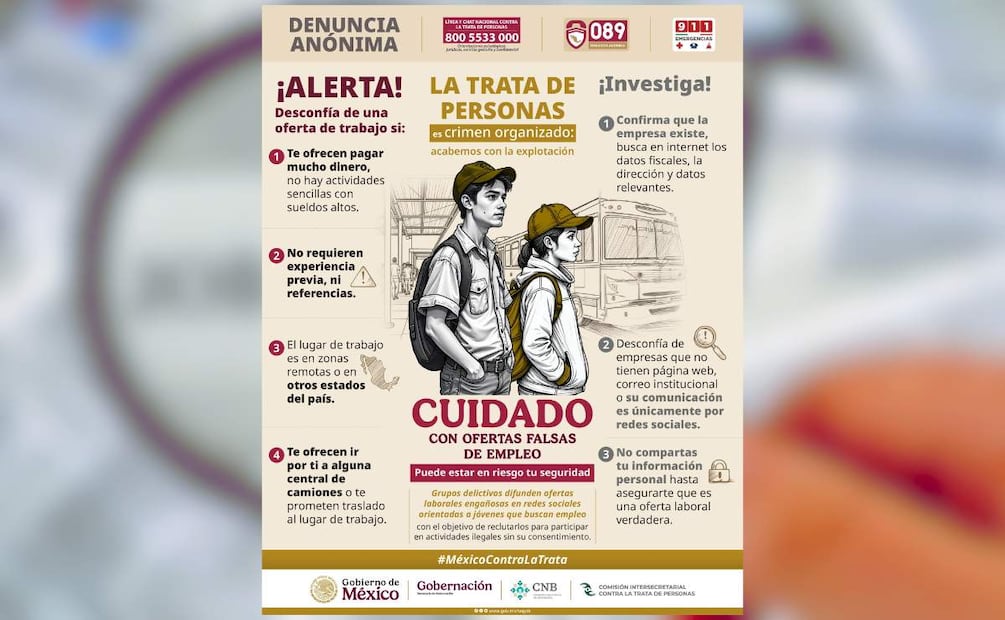 ¿Cómo puedo detectar ofertas de empleo falsas? (Foto: Red social X)