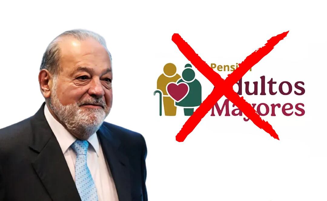 ¿Qué pasaría si se elimina la Pensión del Bienestar, según la propuesta de Carlos Slim? (Foto: DeDinero)