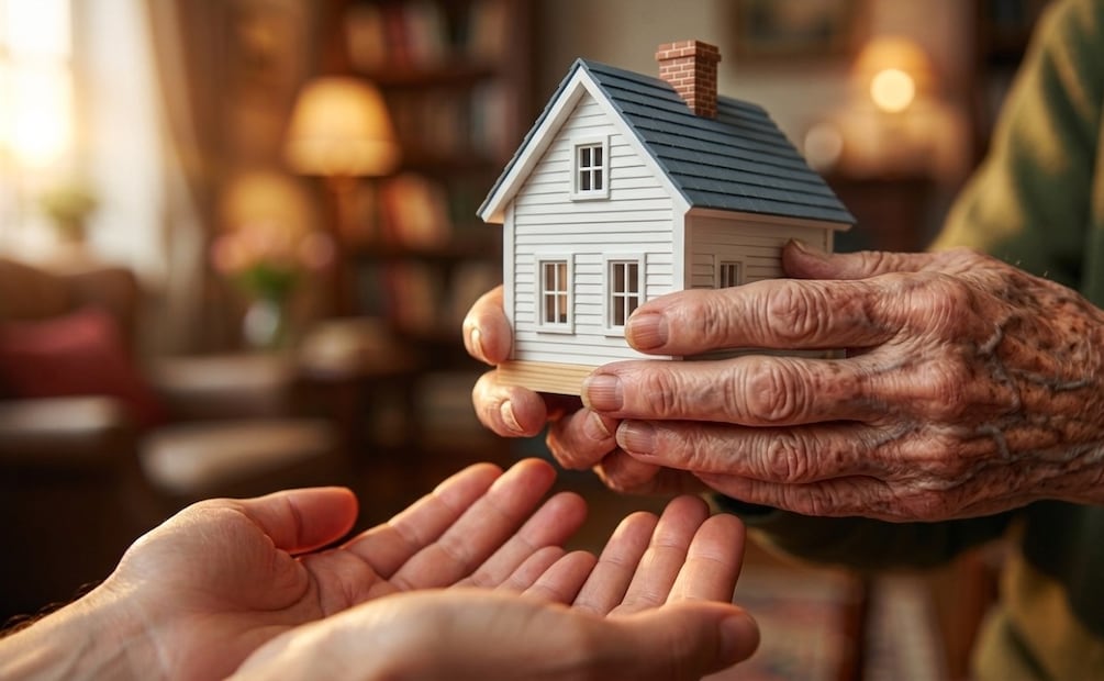 ¿Donar o heredar la casa? Esta figura legal permite cederla y conservar el derecho a vivir en ella.(Foto: Creada con IA)