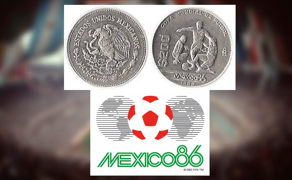 Mexico 86 moneda conmemorativa. (Foto: Captura de pantalla)