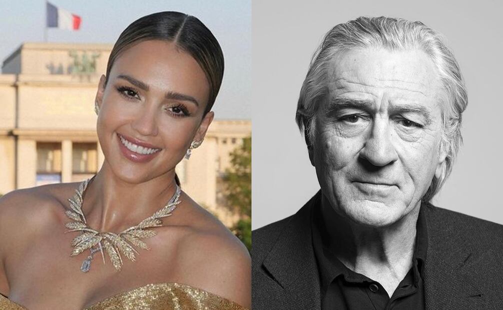 Jessica Alba y Robert De Niro. Fuente: Producción De Dinero