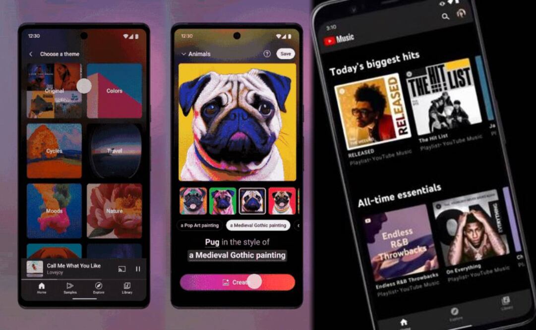 La generación de portadas en YouTube Music está disponible para algunos usuarios en Estados Unidos. (Foto: YouTube)
