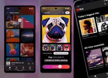 Te mostramos la función experimental de YouTube Music para generar portadas de playlists con inteligencia artificial