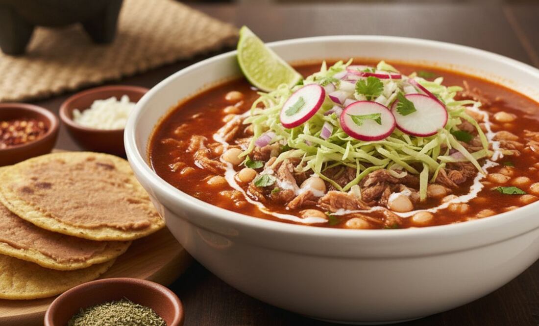 Profeco: Preparar pozole este año costará menos de $500. (Foto: Creada con IA)